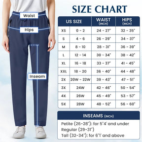 StretchActive - Women's Ultra Stretch Ice Silk Comfort Casual Pants